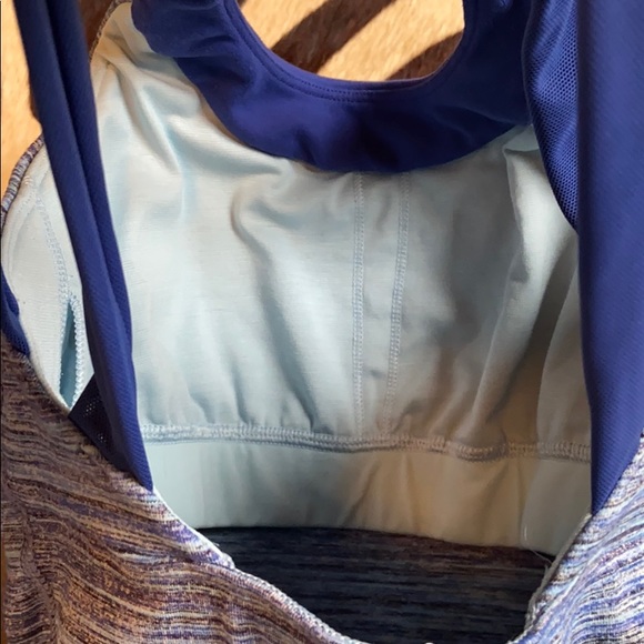 Lululemon multi colored blue scoop neck tank - Picture 5 of 5